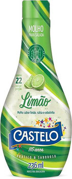 MOLHO P/SALADA CASTELO LIMAO 236ML