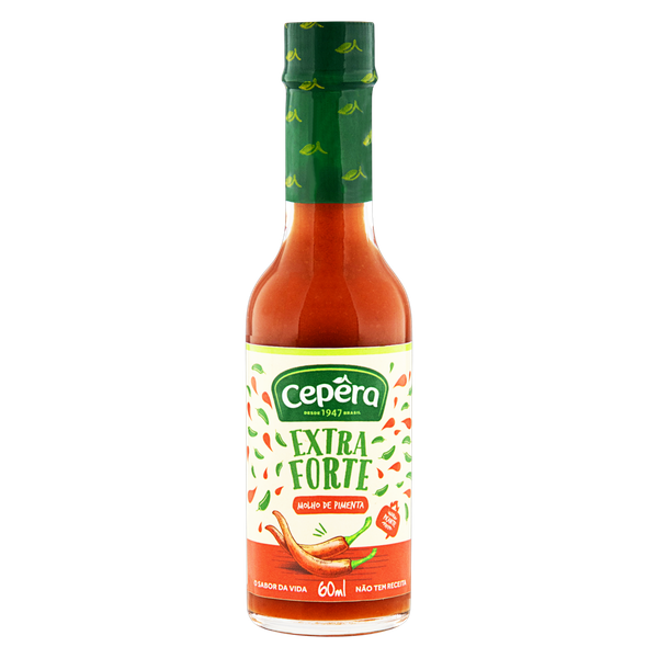 MOLHO PIMENTA CEPERA EXTRA FORTE VERMELHA 60ML