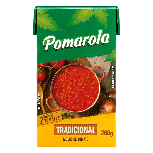 MOLHO POMAROLA TRADICIONAL 260G