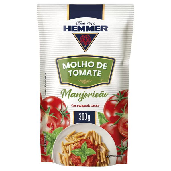 MOLHO TOMATE HEMMER MANJERICAO 300G