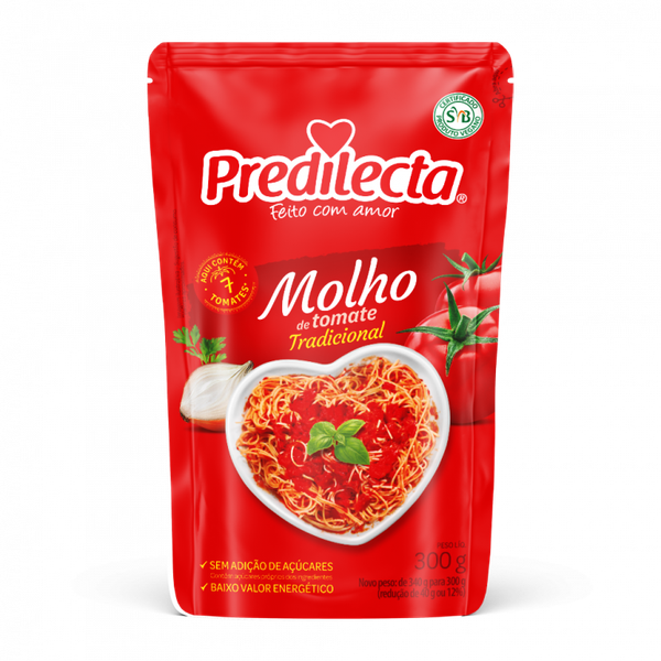 MOLHO TOMATE PREDILECTA TRADICIONAL 300G