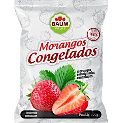 MORANGO BAUM FRUIT CONGELADO 100G