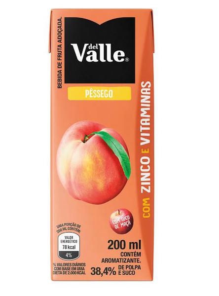 NECTAR DEL VALLE TETRA PAK 200ML - PESSEGO