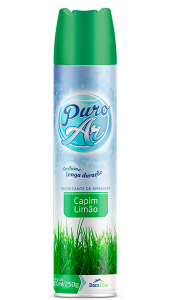 DESODORIZANTE AMBIENTE PURO AR AEROSOL CAPIM LIMAO 350ML