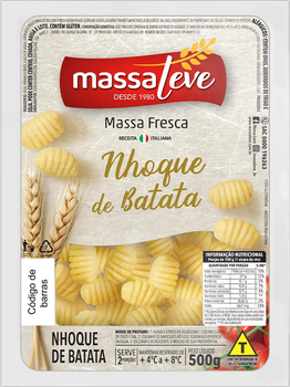 NHOQUE DE BATATA MASSALEVE 500G