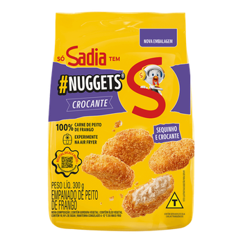 NUGGETS SADIA FRANGO CROCANTE 300G