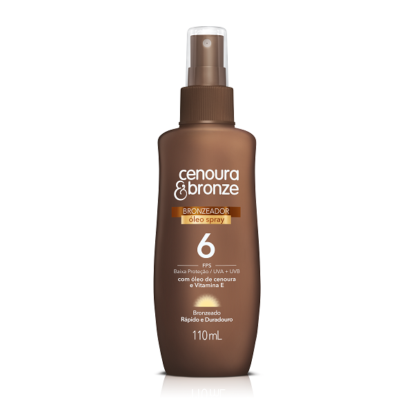 OLEO BRONZEADOR CENOURA & BRONZE FPS6 110ML