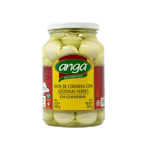 OVOS DE CODORNA ANGA C/AZEITONA CONSERVA 300G