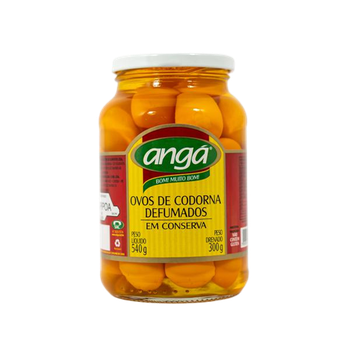 OVOS DE CODORNA ANGA DEFUMADO CONSERVA 300G