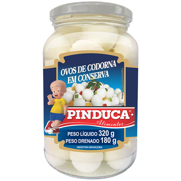 OVOS DE CODORNA EM CONSERVA PINDUCA 300G