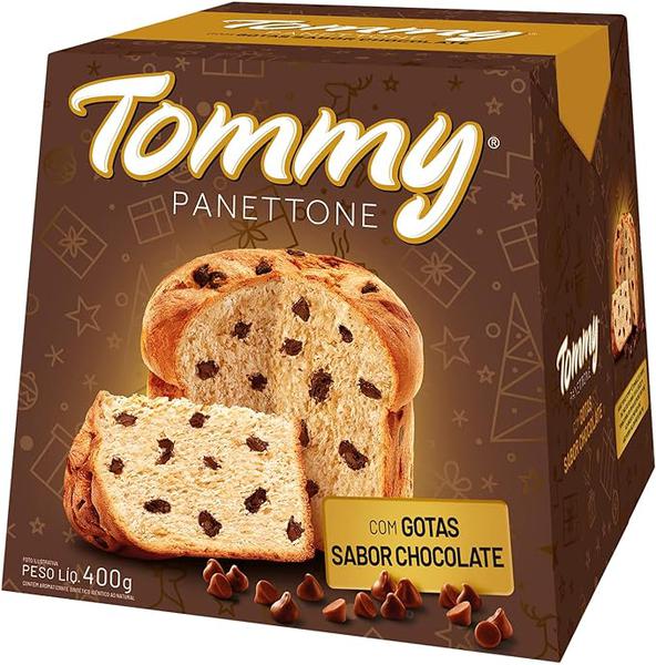 PANETTONE TOMMY GOTAS CHOCOLATE 400G