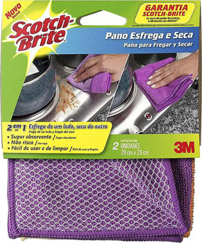 PANO SCOTCH-BRITE ESFREGA/SECA C/2