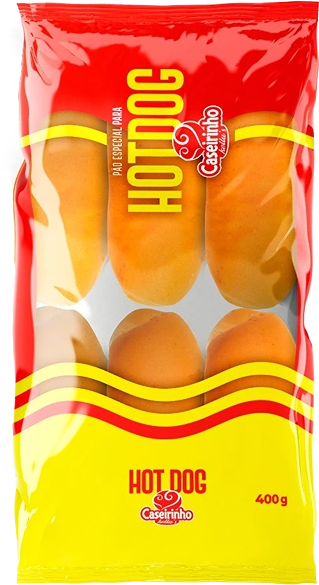 PAO CASEIRINHO HOT DOG C/6 400G