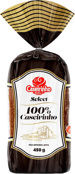 PAO CASEIRINHO SELECT INTEGRAL 450G