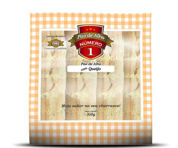 PAO DE ALHO NUMERO 1 C/QUEIJO 310G
