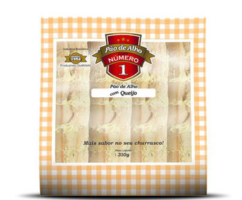 PAO DE ALHO NUMERO 1 C/QUEIJO 310G