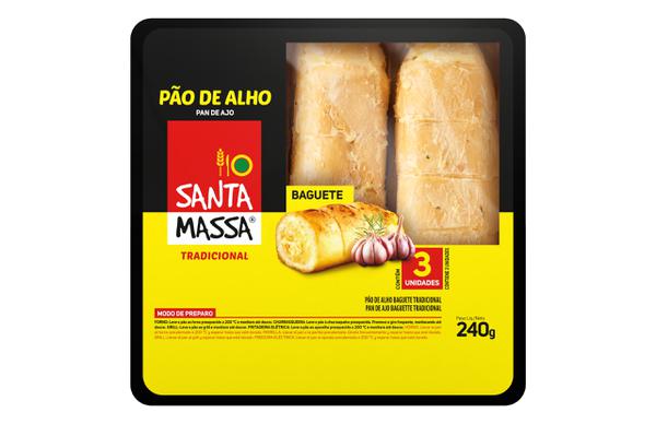 PAO DE ALHO SANTA MASSA TRADICIONAL 240G