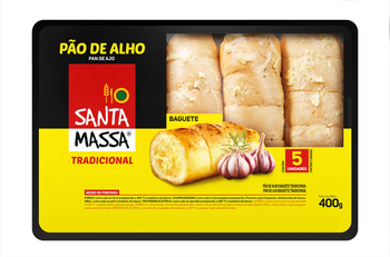 PAO DE ALHO SANTA MASSA TRADICIONAL 400G