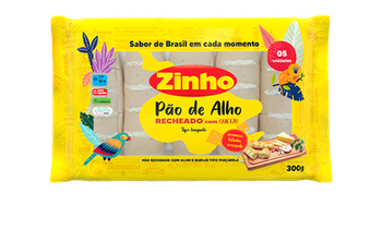PAO DE ALHO ZINHO TRADICIONAL C/QUEIJO 300G