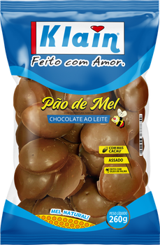 PAO DE MEL KLAIN CHOCOLATE AO LEITE 260G