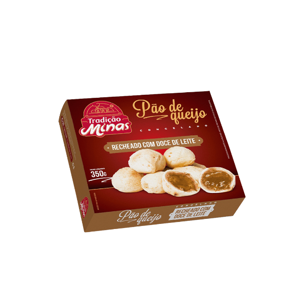 PAO DE QUEIJO TRADICAO MINAS DOCE DE LEITE 350G