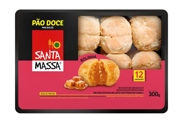 PAO DOCE SANTA MASSA DOCE DE LEITE 300G