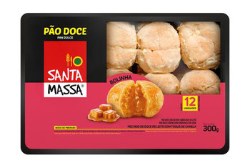 PAO DOCE SANTA MASSA DOCE DE LEITE 300G