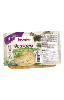 PAO JASMINE S/GLUTEN CHIA/ERVAS FINAS 350G