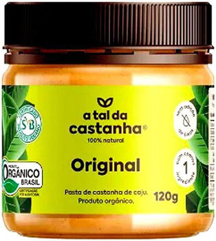 PASTA A TAL DA CASTANHA ORGANICA ORIGINAL CAJU 120G