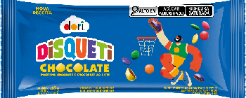 PASTILHA DORI DISQUETI CHOCOLATE 60G