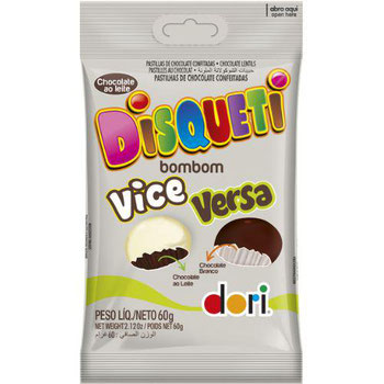PASTILHA DORI DISQUETI VICE/VERSA CHOCOLATE 60G