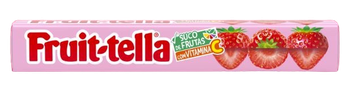 PASTILHA FRUIT-TELLA MORANGO 40G
