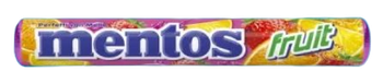 PASTILHA MENTOS FRUIT C/14 37,5G