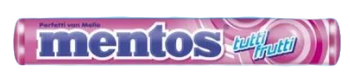 PASTILHA MENTOS TUTTI FRUTI C/14 37,5G