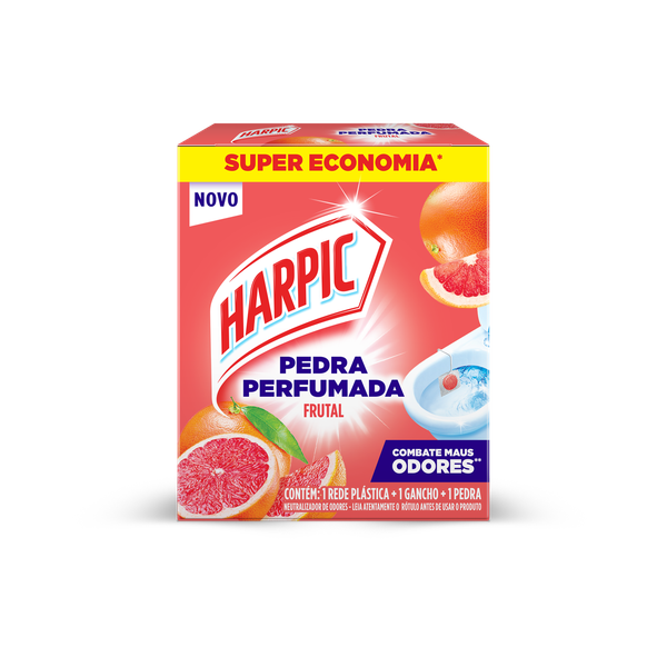 PEDRA SANITARIA HARPIC FRUTAL REDE+GANCHO+PEDRA