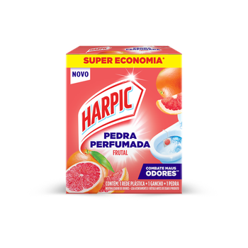PEDRA SANITARIA HARPIC FRUTAL REDE+GANCHO+PEDRA