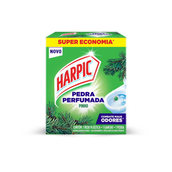 PEDRA SANITARIA HARPIC PINHO CAMPESTRE REDE+GANCHO+PEDRA