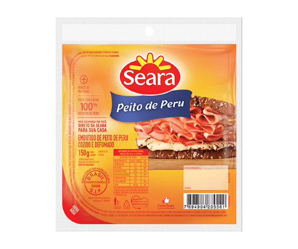 PEITO PERU SEARA FATIADO 150G