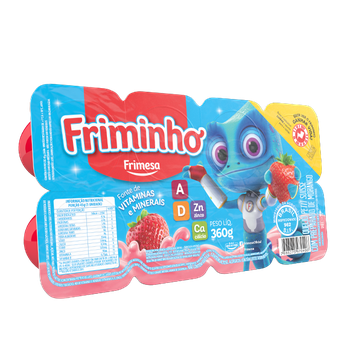 PETIT SUISSE FRIMESA FRIMINHO MORANGO 360G