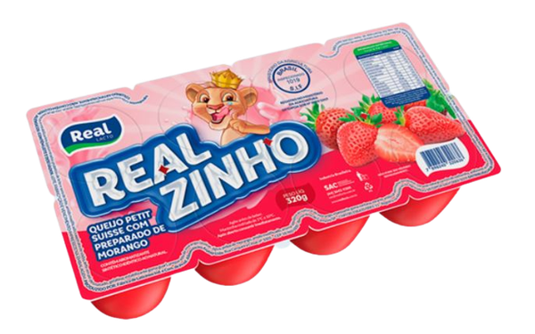 PETIT SUISSE REAL REALZINHO MORANGO 320G