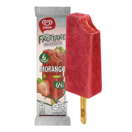 PICOLE KIBON FRUTTARE MORANGO 58G