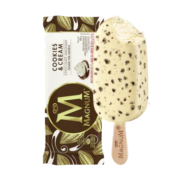 PICOLE KIBON MAGNUM COOKIES & CREAM 75G
