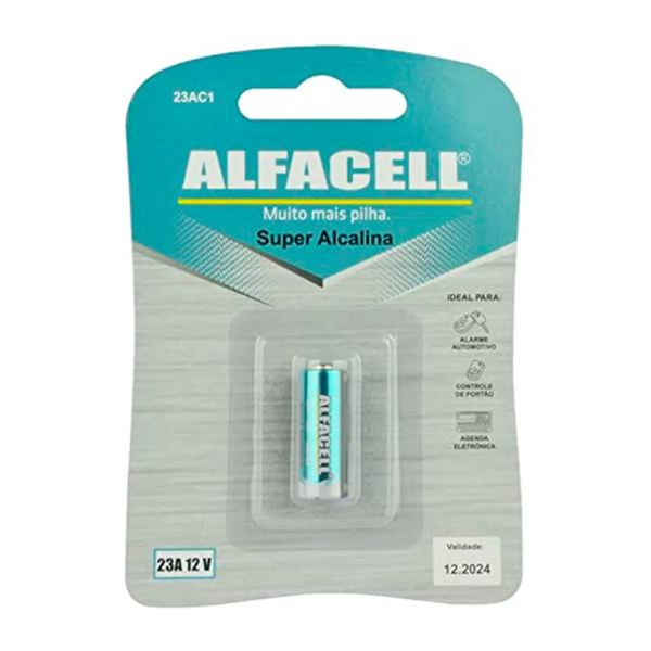 PILHA ALFACELL ALCALINA 23A 12V REF.23AC1