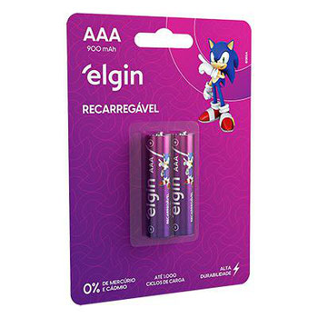 PILHA ELGIN RECARREGAVEL AAA C/2 REF.82168
