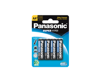 PILHA PANASONIC SUPER HYPER AA4 C/4
