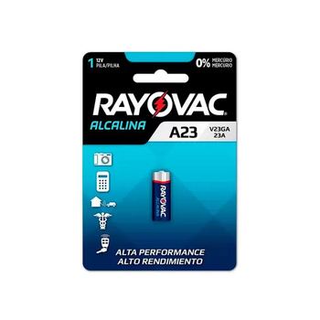 PILHA RAYOVAC ALCALINA 12V V23GA REF.40305