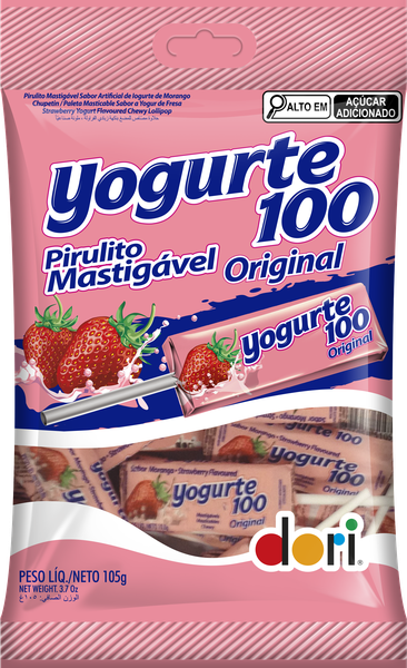 PIRULITO DORI YOGURTE 100 MASTIGAVEL ORIGINAL 105G