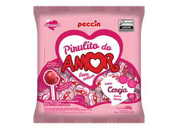 PIRULITO PECCIN CEREJA DO AMOR 480G