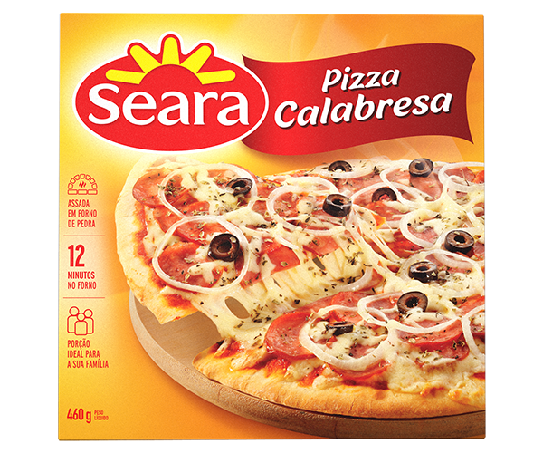 PIZZA SEARA CALABRESA 460G