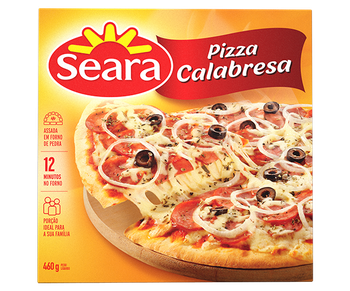 PIZZA SEARA CALABRESA 460G